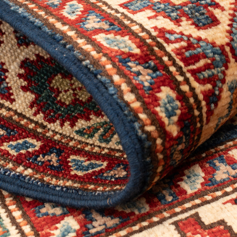 Ziegler Carpet - Kazak - Kungliga - 91 x 58 cm - bensinblå
