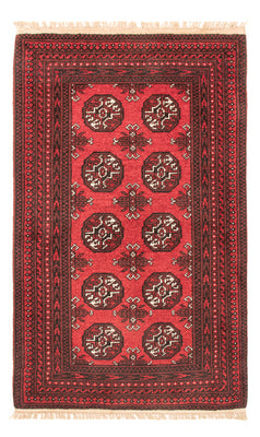 Afghansk matta - Filpa - 120 x 77 cm - röd