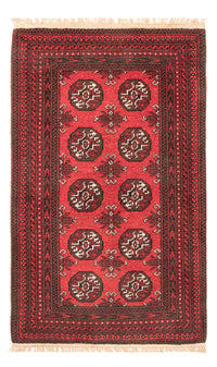 Afghansk matta - Filpa - 120 x 77 cm - röd