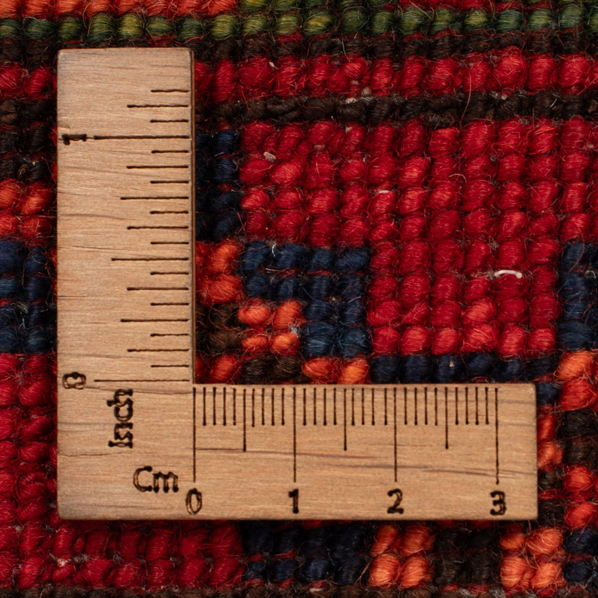 Afghansk matta - 125 x 82 cm - röd