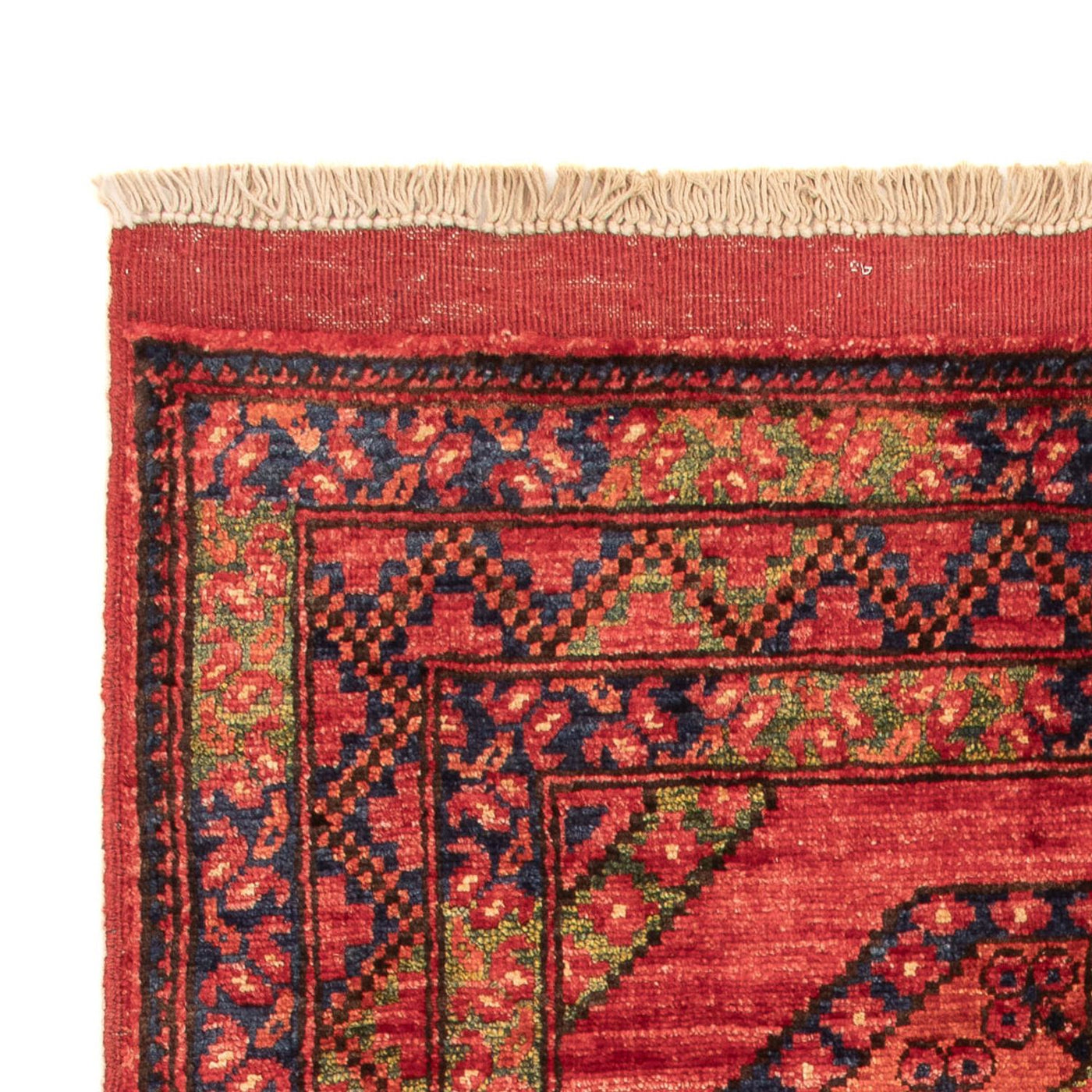 Afghansk matta - 121 x 81 cm - röd