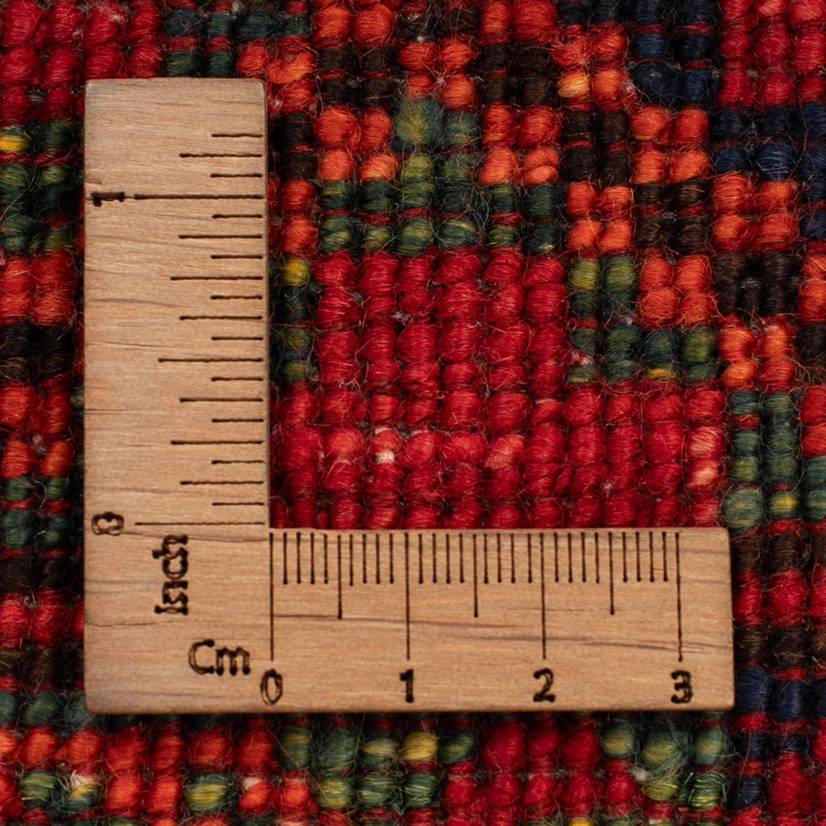 Afghansk matta - 123 x 83 cm - röd