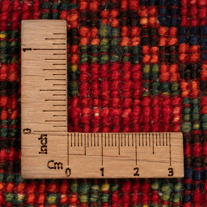 Afghansk matta - 123 x 83 cm - röd