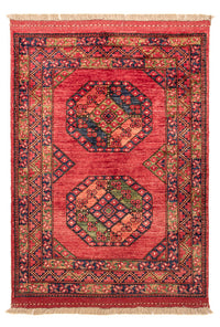 Afghansk matta - 115 x 84 cm - röd