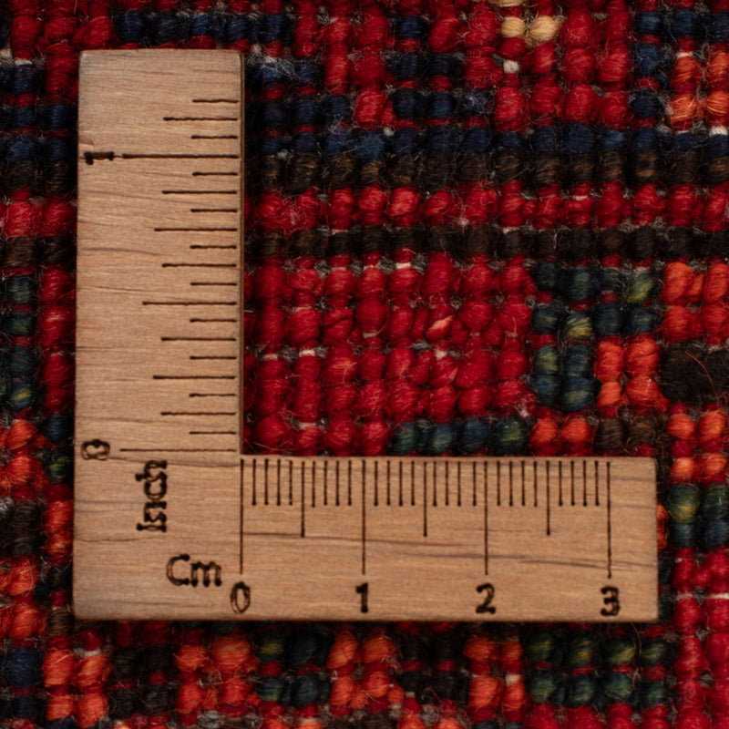 Afghansk matta - 126 x 84 cm - röd