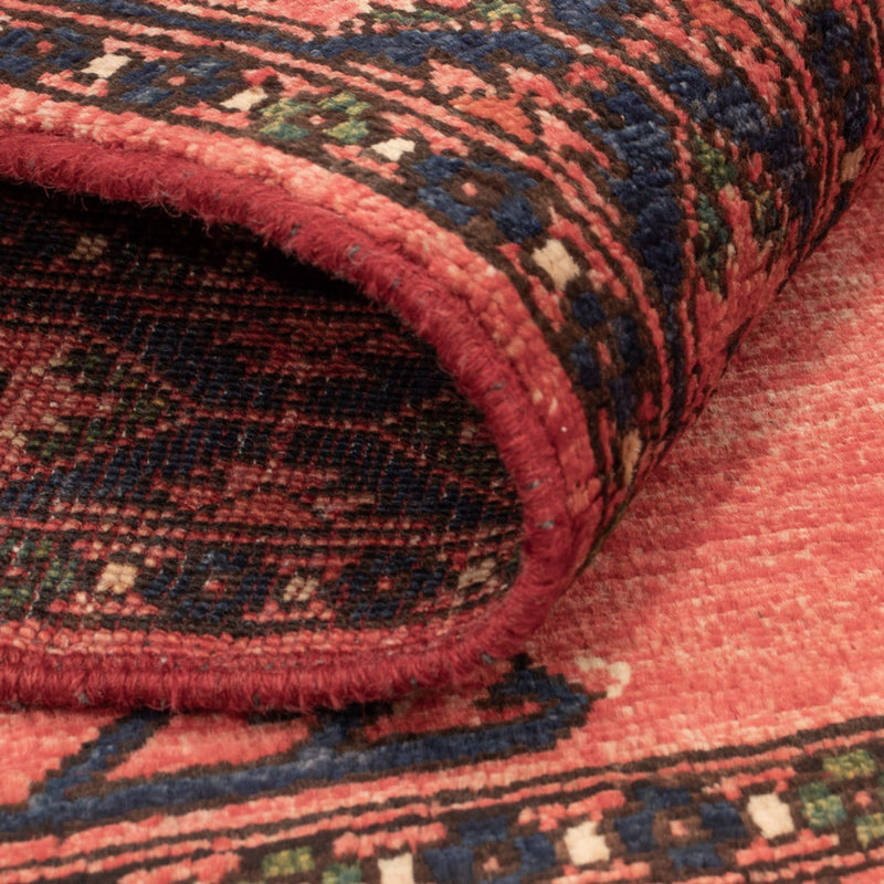 Afghansk matta - 120 x 85 cm - ljusröd