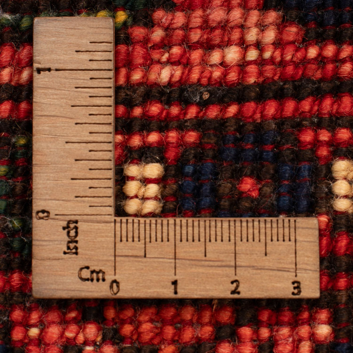 Afghansk matta - 120 x 85 cm - ljusröd