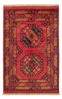 Afghansk matta - 123 x 82 cm - röd
