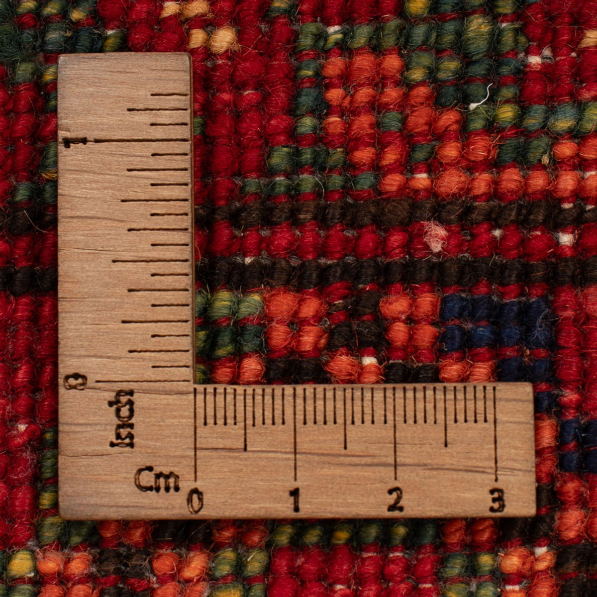 Afghansk matta - 123 x 82 cm - röd