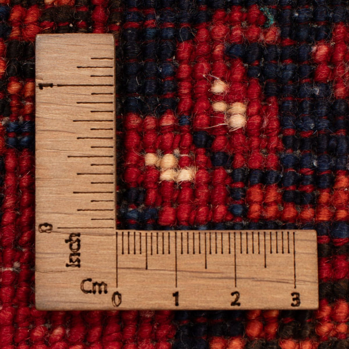 Afghansk matta - 127 x 85 cm - röd