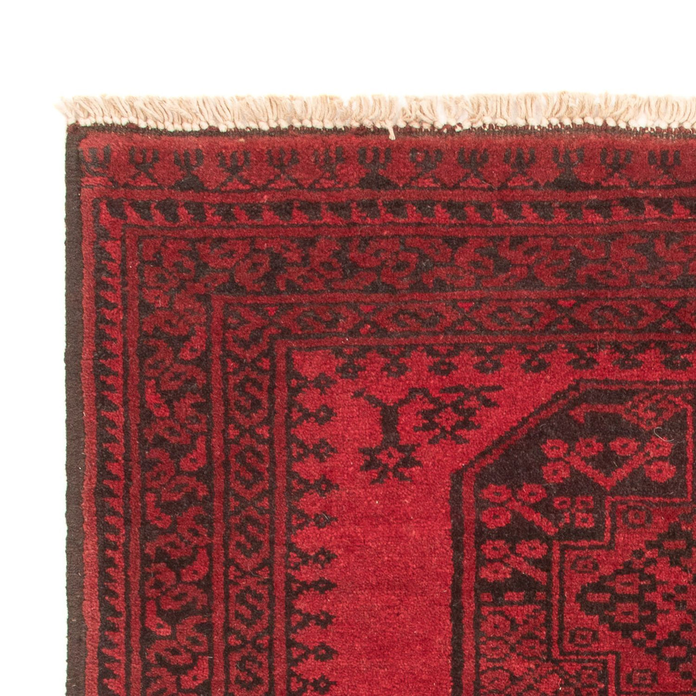Afghansk matta - Filpa - 120 x 80 cm - röd