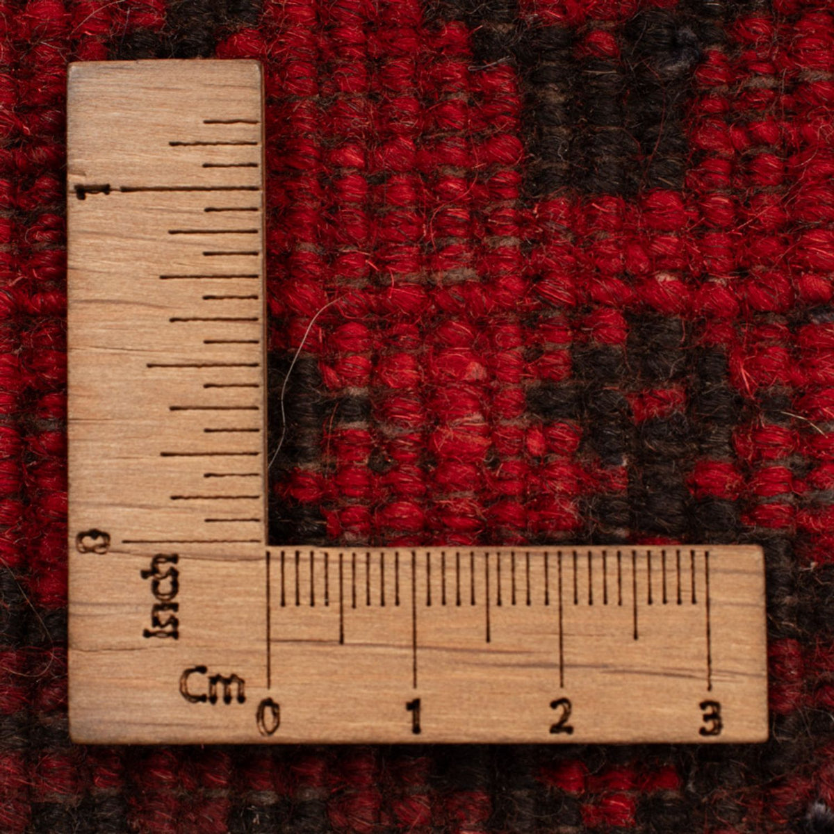 Afghansk matta - Filpa - 120 x 80 cm - röd