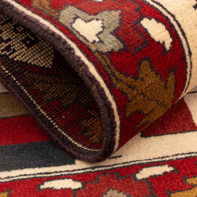 Afghansk matta - Kungliga - 97 x 69 cm - flerfärgad