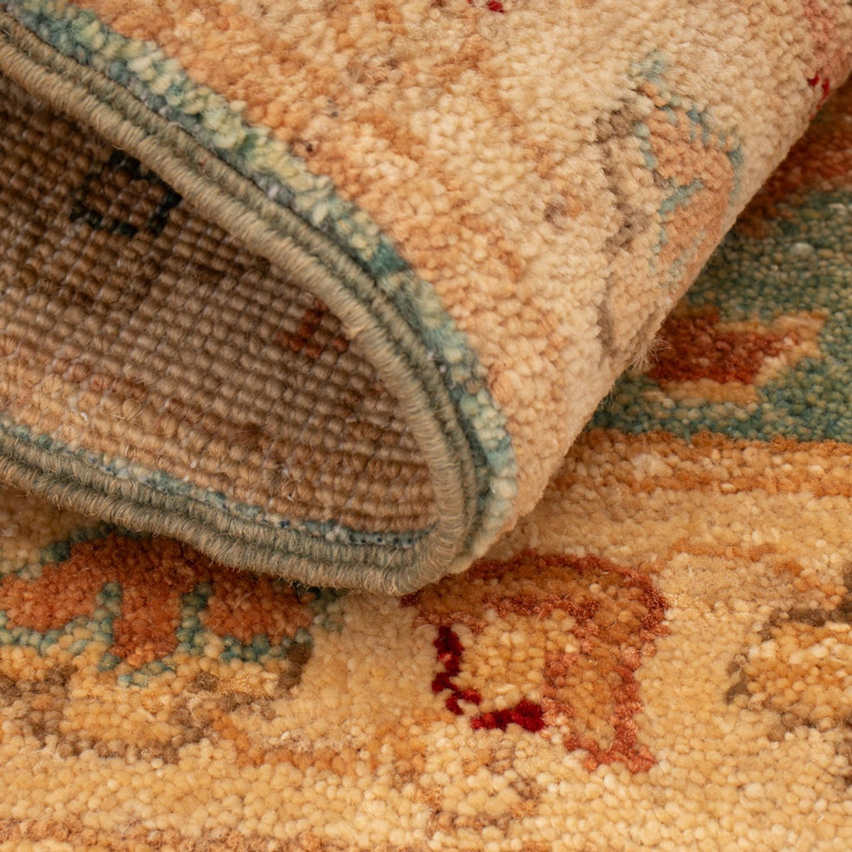 Ziegler Carpet - 70 x 49 cm - turkos