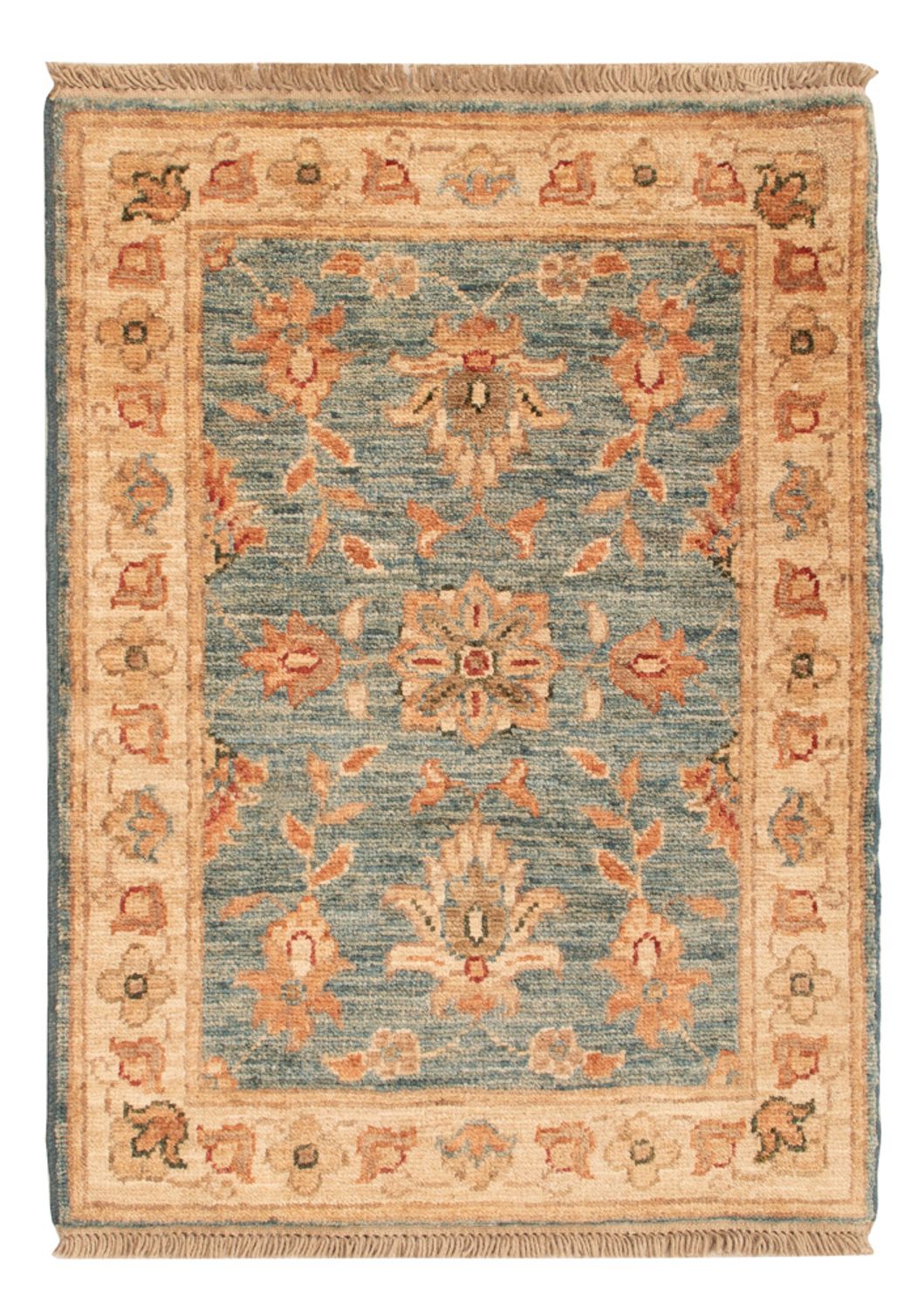 Ziegler Carpet - 67 x 48 cm - turkos