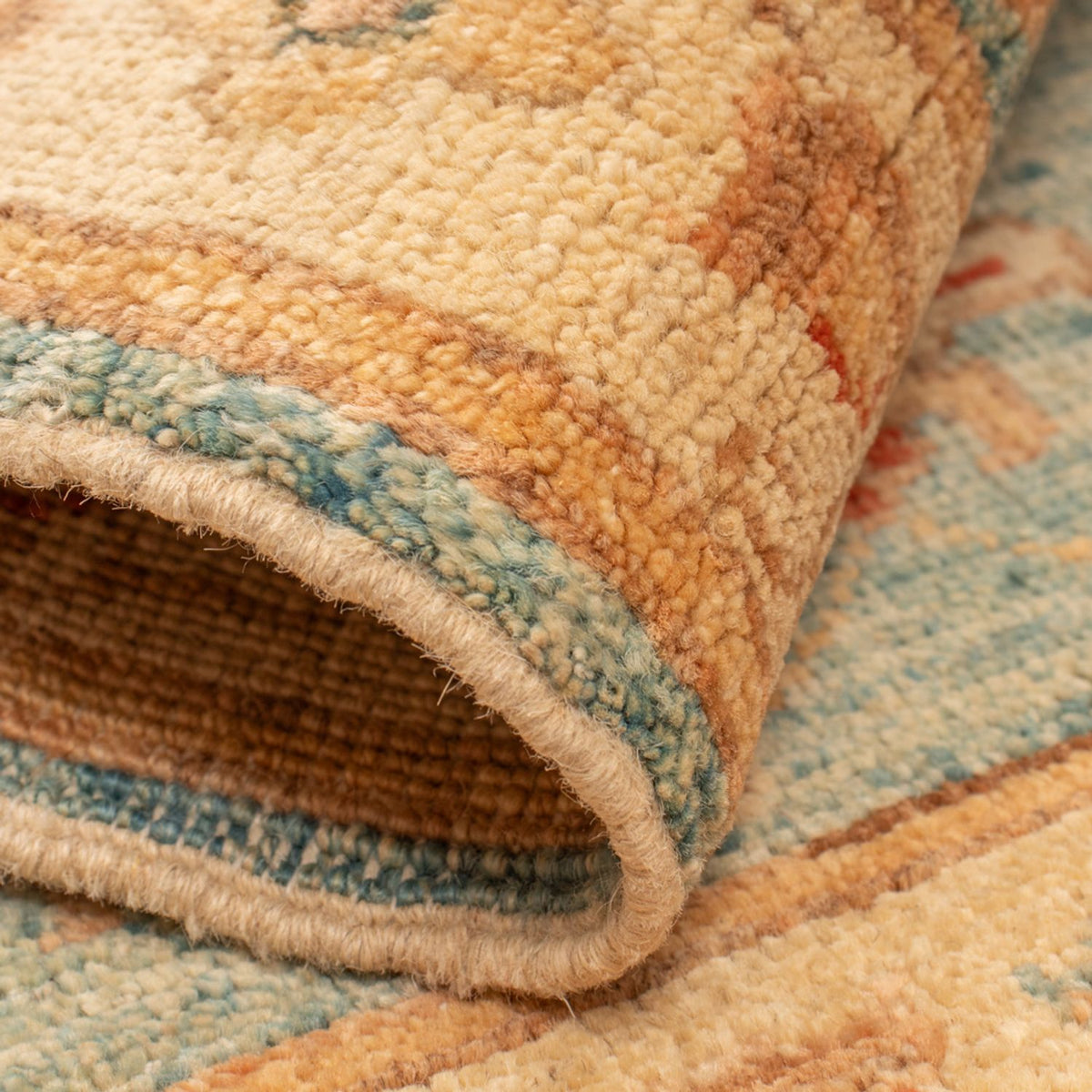 Ziegler Carpet - 76 x 51 cm - turkos