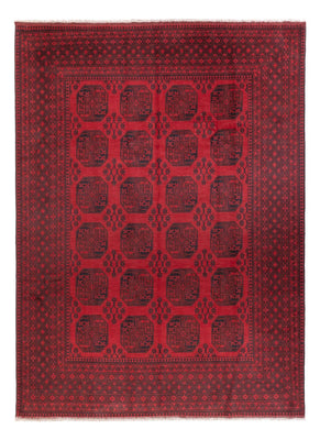 Afghansk matta - Filpa - 346 x 246 cm - röd