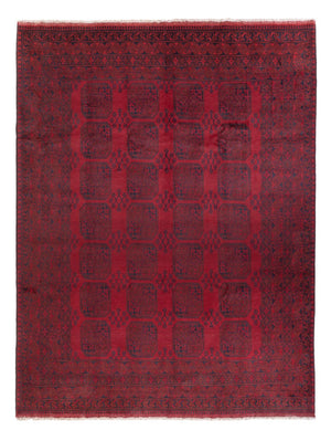 Afghansk matta - Filpa - 343 x 252 cm - röd