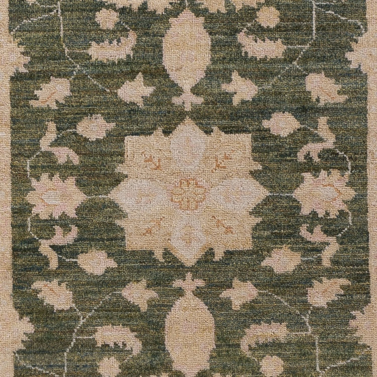 Runner Ziegler Carpet - 246 x 82 cm - olivgrön