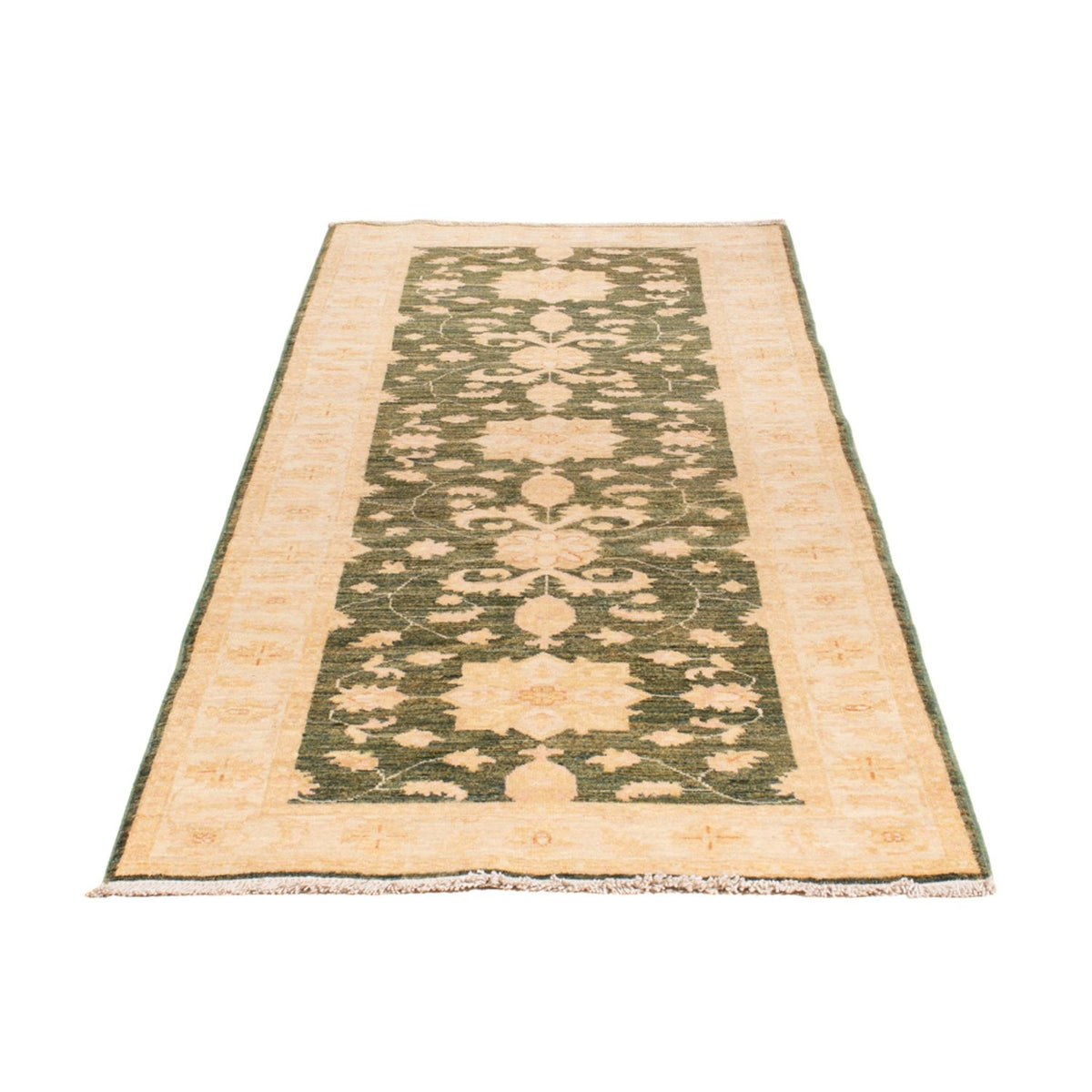 Runner Ziegler Carpet - 246 x 82 cm - olivgrön