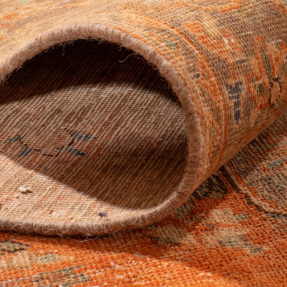 Vintage matta - 362 x 259 cm - orange