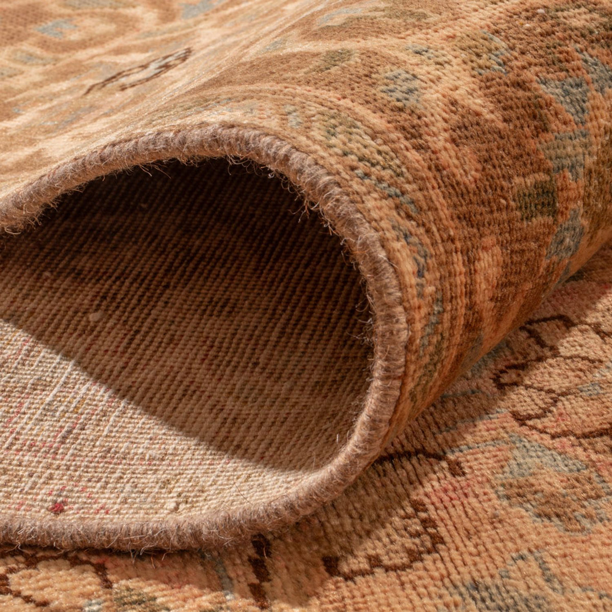 Vintage matta - 362 x 263 cm - mörk beige