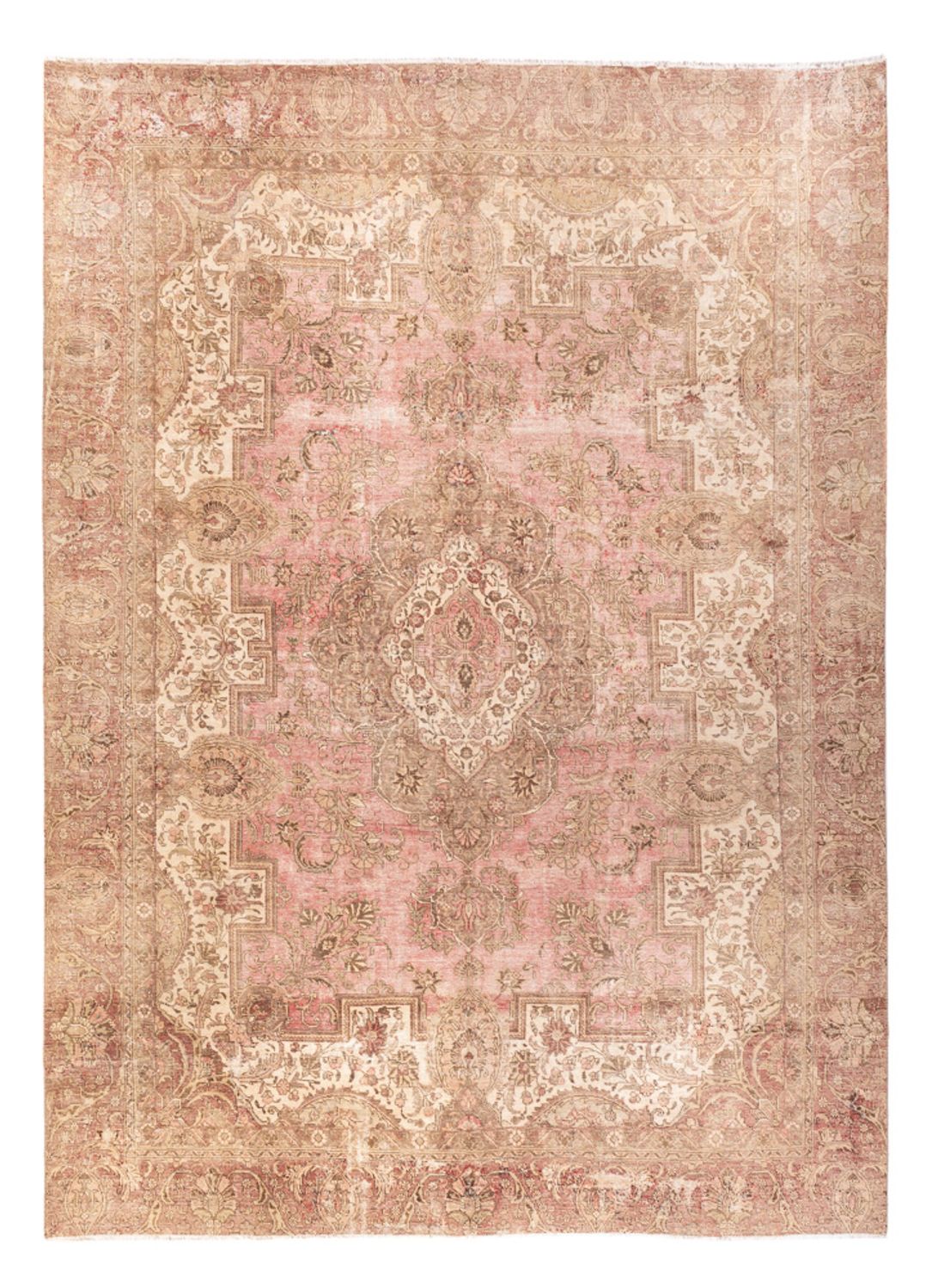 Vintage matta - 419 x 300 cm - mörk beige