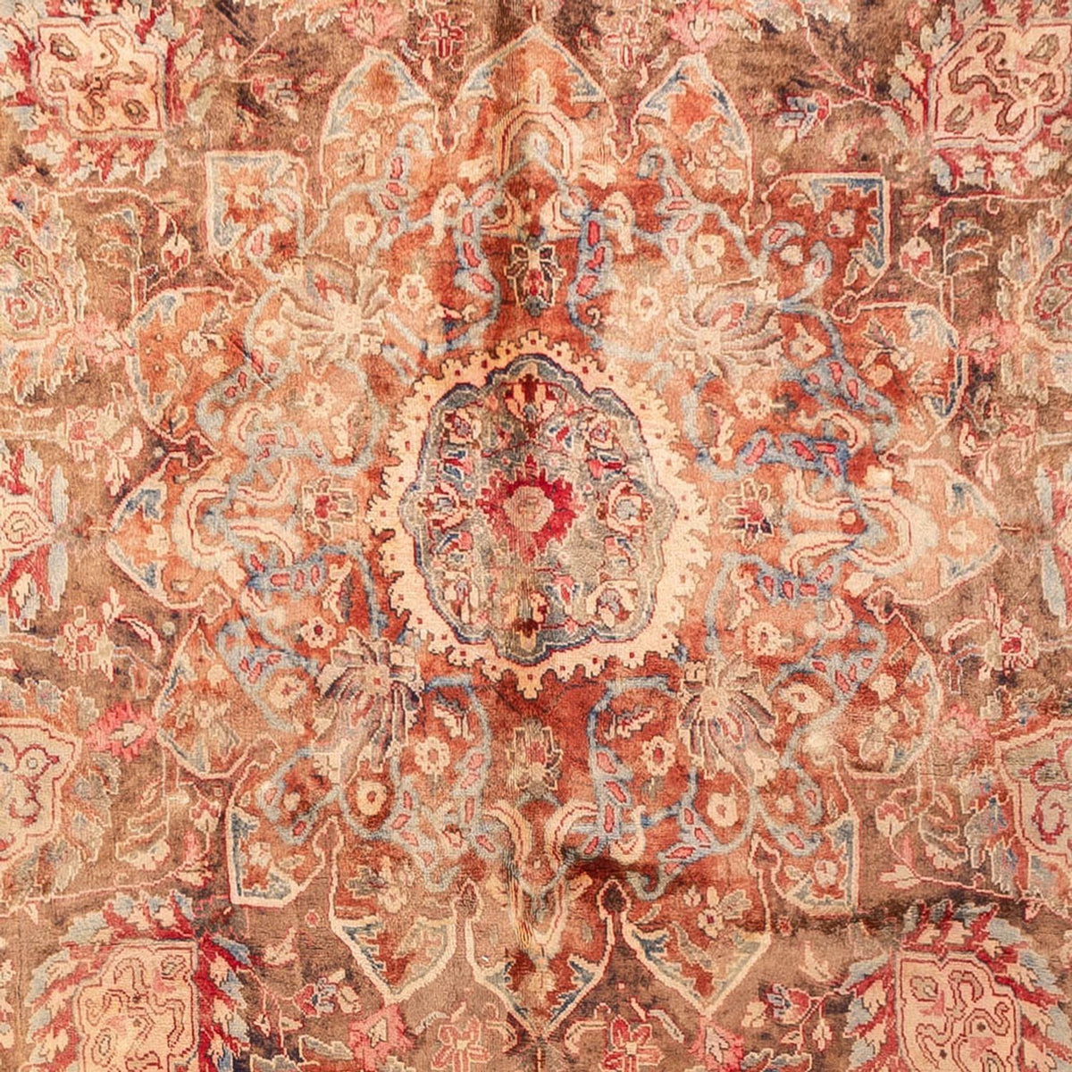 Vintage matta - 412 x 300 cm - mörk beige