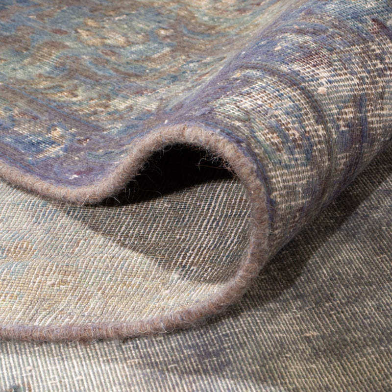 Vintage matta - 355 x 266 cm - mörkblå