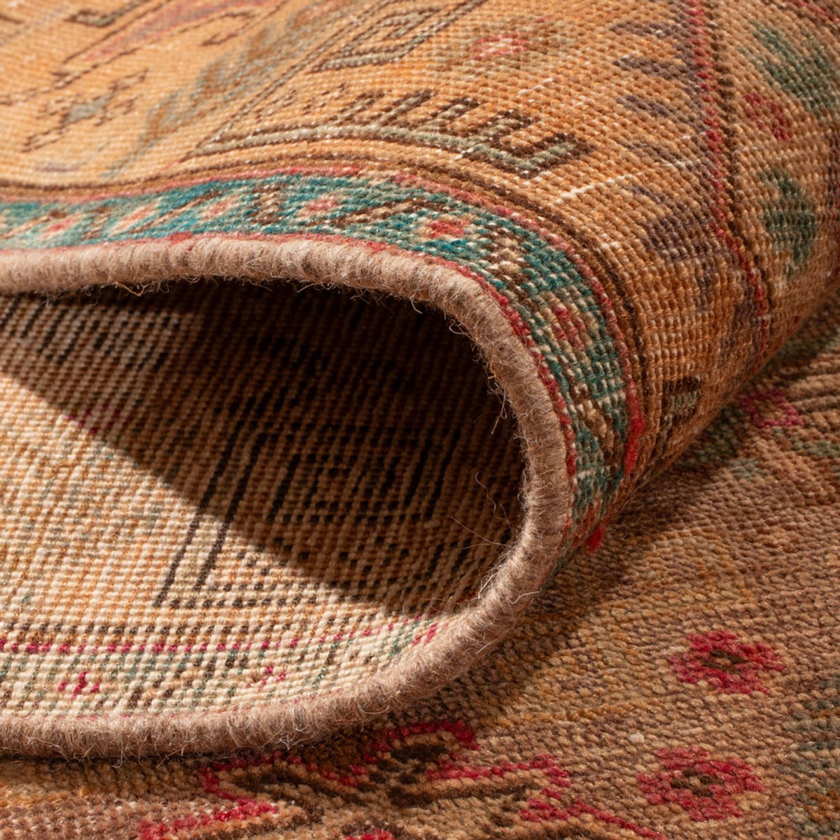 Vintage matta - 364 x 273 cm - mörk beige