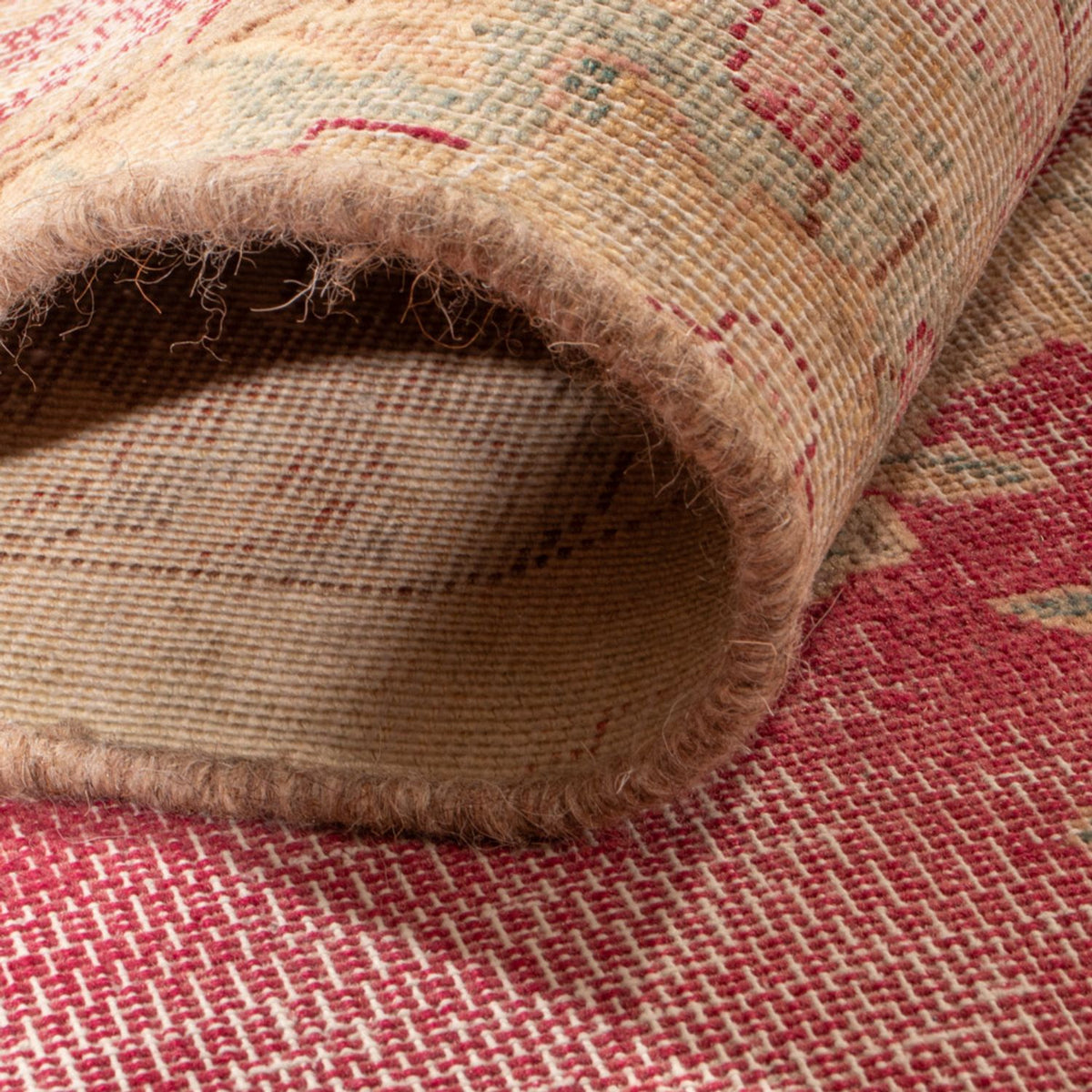 Vintage matta - 276 x 197 cm - lila