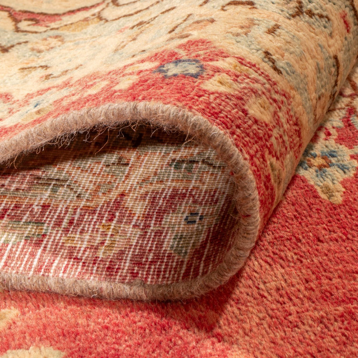 Vintage matta - 304 x 192 cm - ljusröd