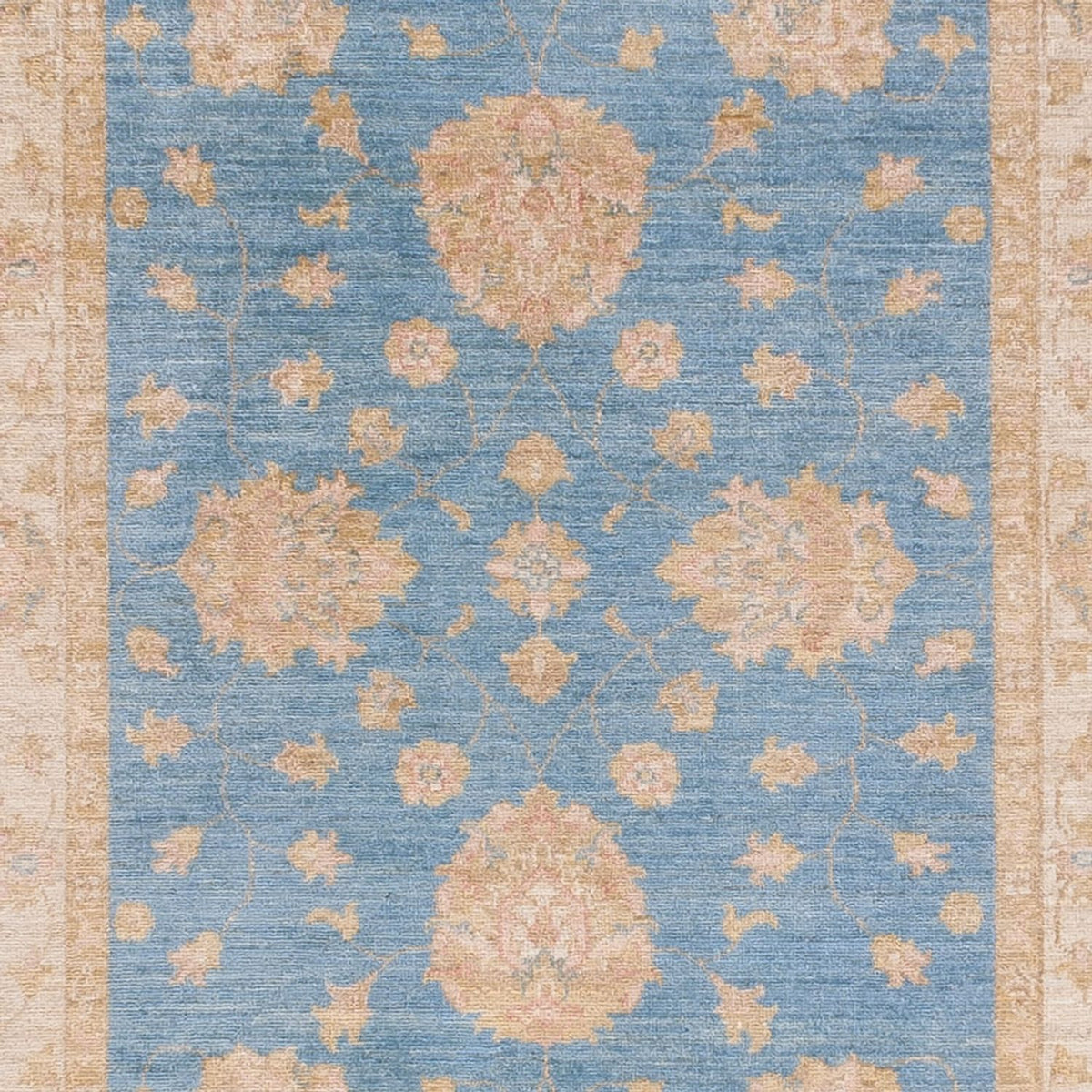 Runner Ziegler Carpet - 394 x 124 cm - blå