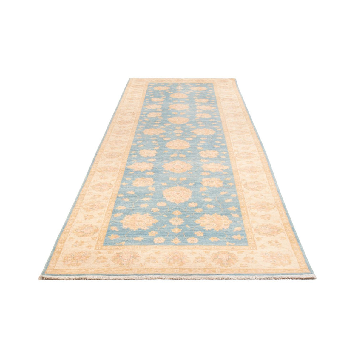 Runner Ziegler Carpet - 394 x 124 cm - blå