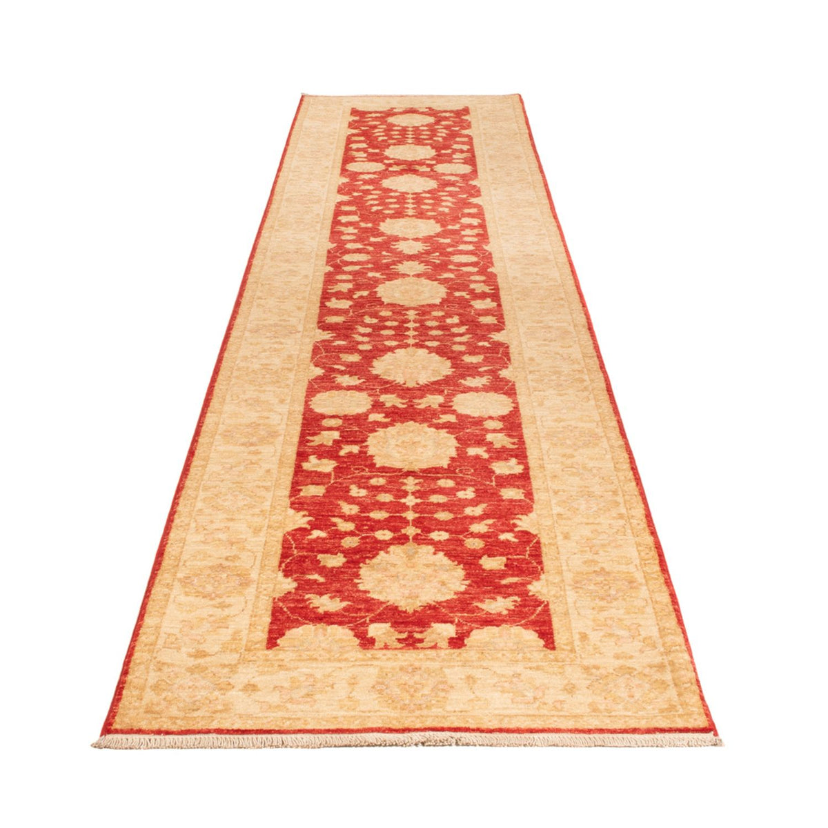 Runner Ziegler Carpet - 398 x 83 cm - röd