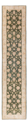 Runner Ziegler Carpet - 393 x 83 cm - olivgrön