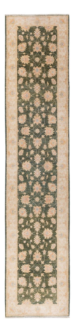 Runner Ziegler Carpet - 393 x 83 cm - olivgrön