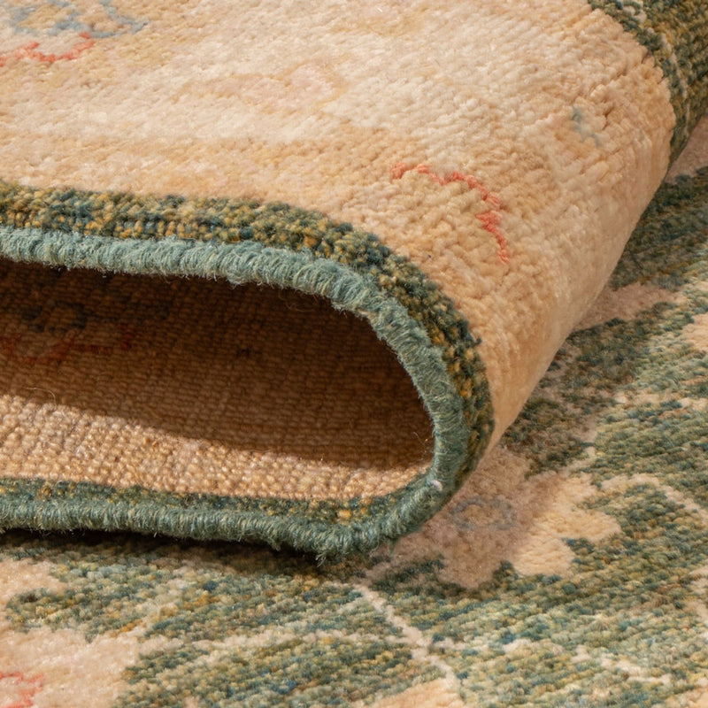 Runner Ziegler Carpet - 393 x 83 cm - olivgrön