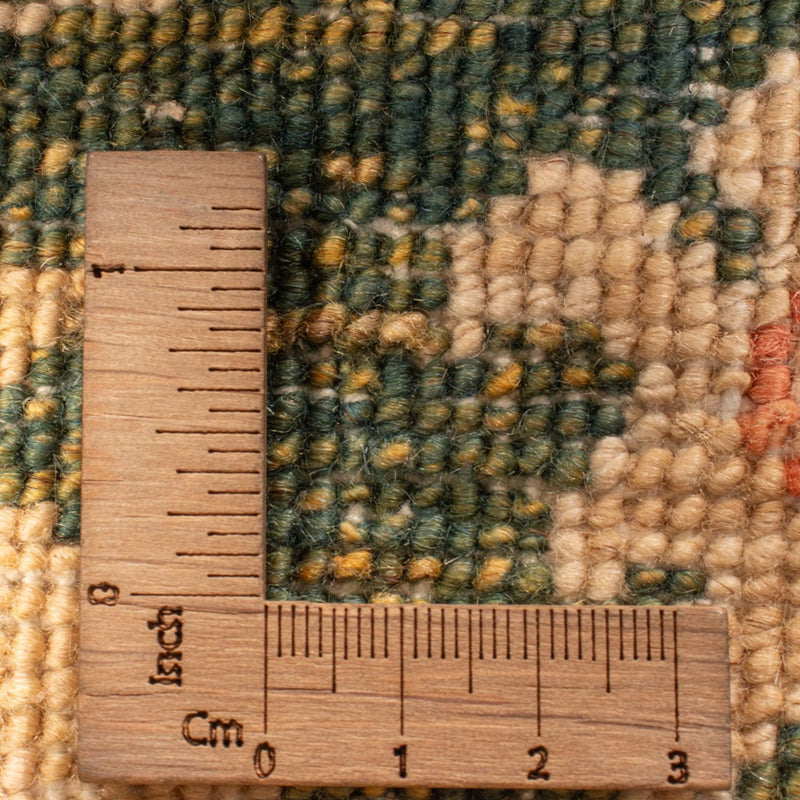 Runner Ziegler Carpet - 393 x 83 cm - olivgrön