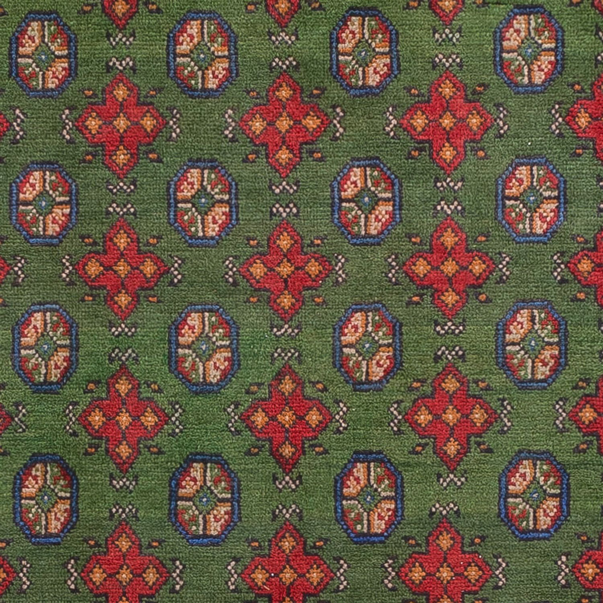 Afghansk matta - Filpa - 298 x 200 cm - grön