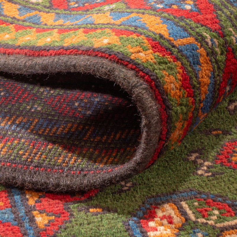 Afghansk matta - Filpa - 298 x 200 cm - grön