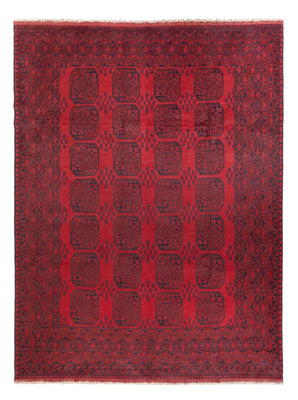 Afghansk matta - Filpa - 350 x 253 cm - röd