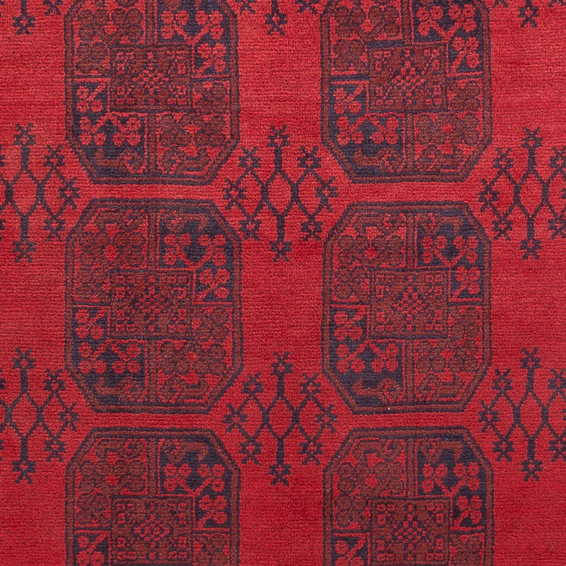 Afghansk matta - Filpa - 350 x 253 cm - röd