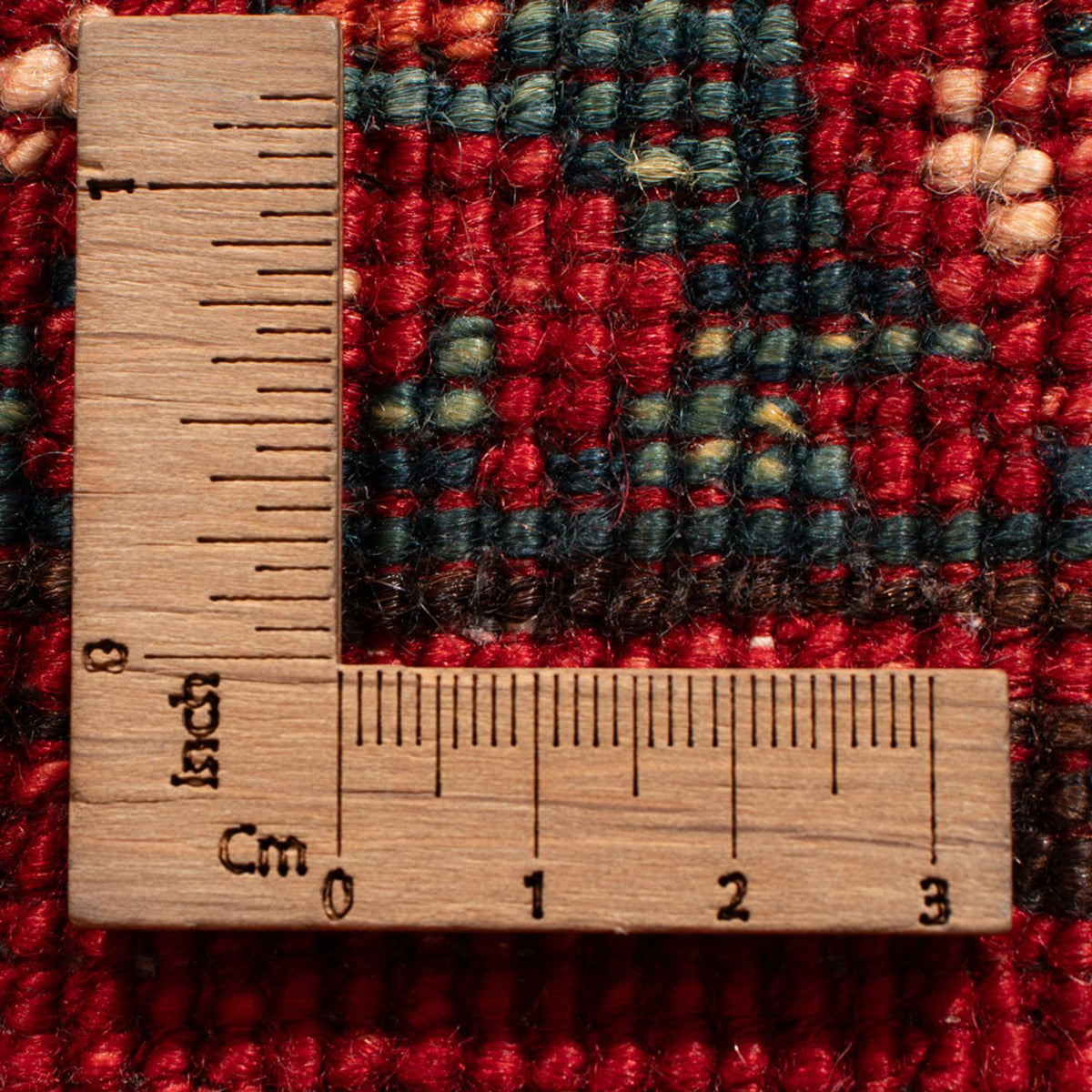 Runner Afghansk matta - 220 x 87 cm - röd