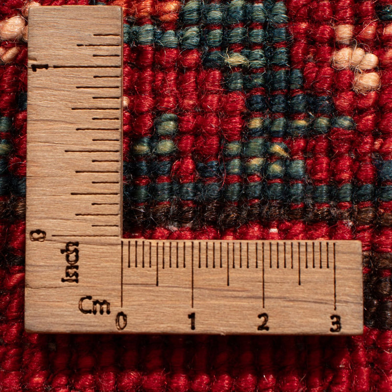 Runner Afghansk matta - 220 x 87 cm - röd