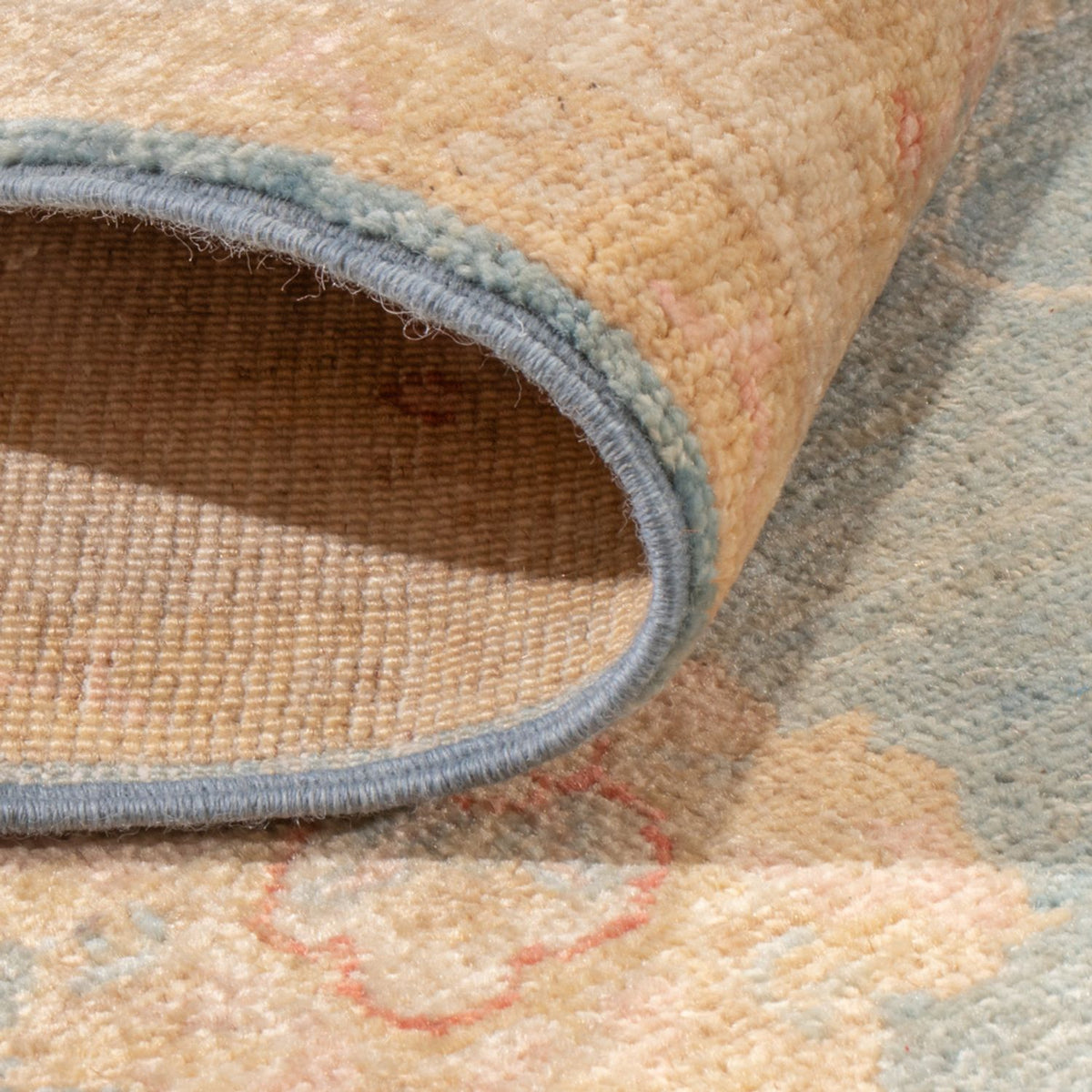 Runner Ziegler Carpet - 396 x 121 cm - ljusblå