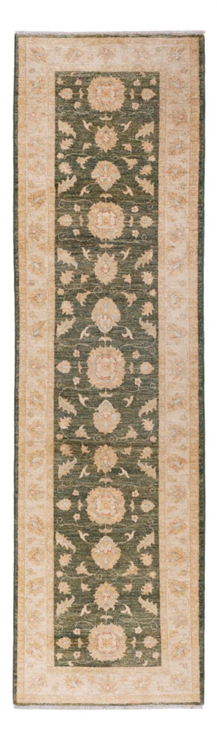 Runner Ziegler Carpet - 295 x 83 cm - olivgrön