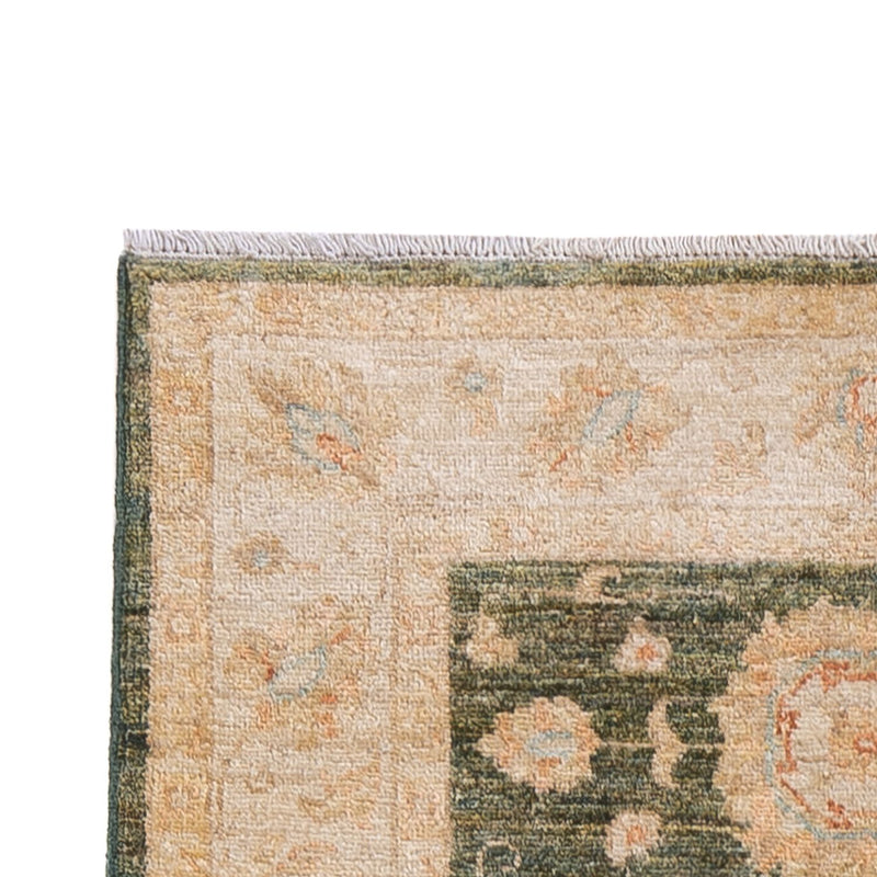 Runner Ziegler Carpet - 295 x 83 cm - olivgrön