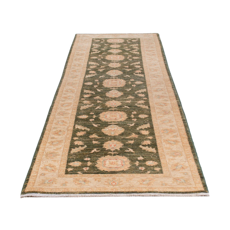 Runner Ziegler Carpet - 295 x 83 cm - olivgrön