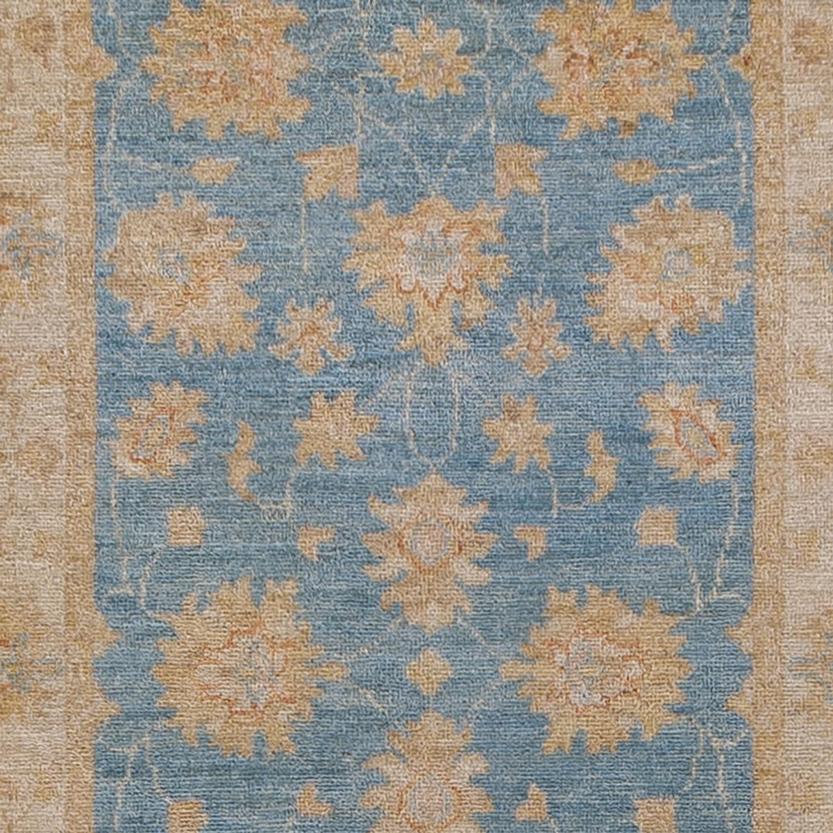 Runner Ziegler Carpet - 393 x 81 cm - ljusblå